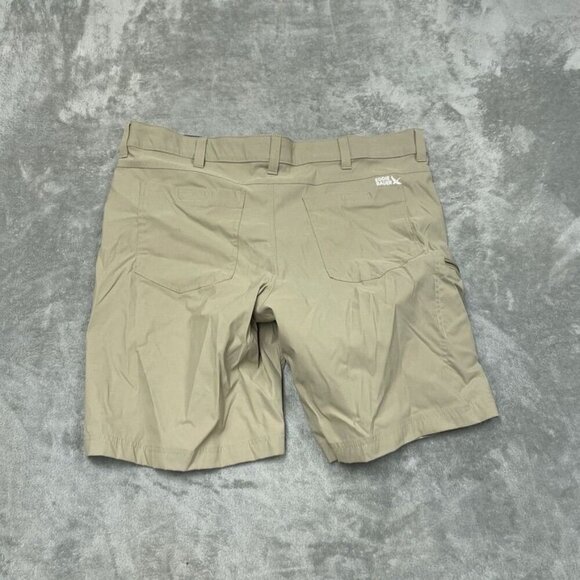 Eddie Bauer Mens 38 Rainier Tech Shorts Nylon Spandex Beige 6756 - Picture 7 of 8